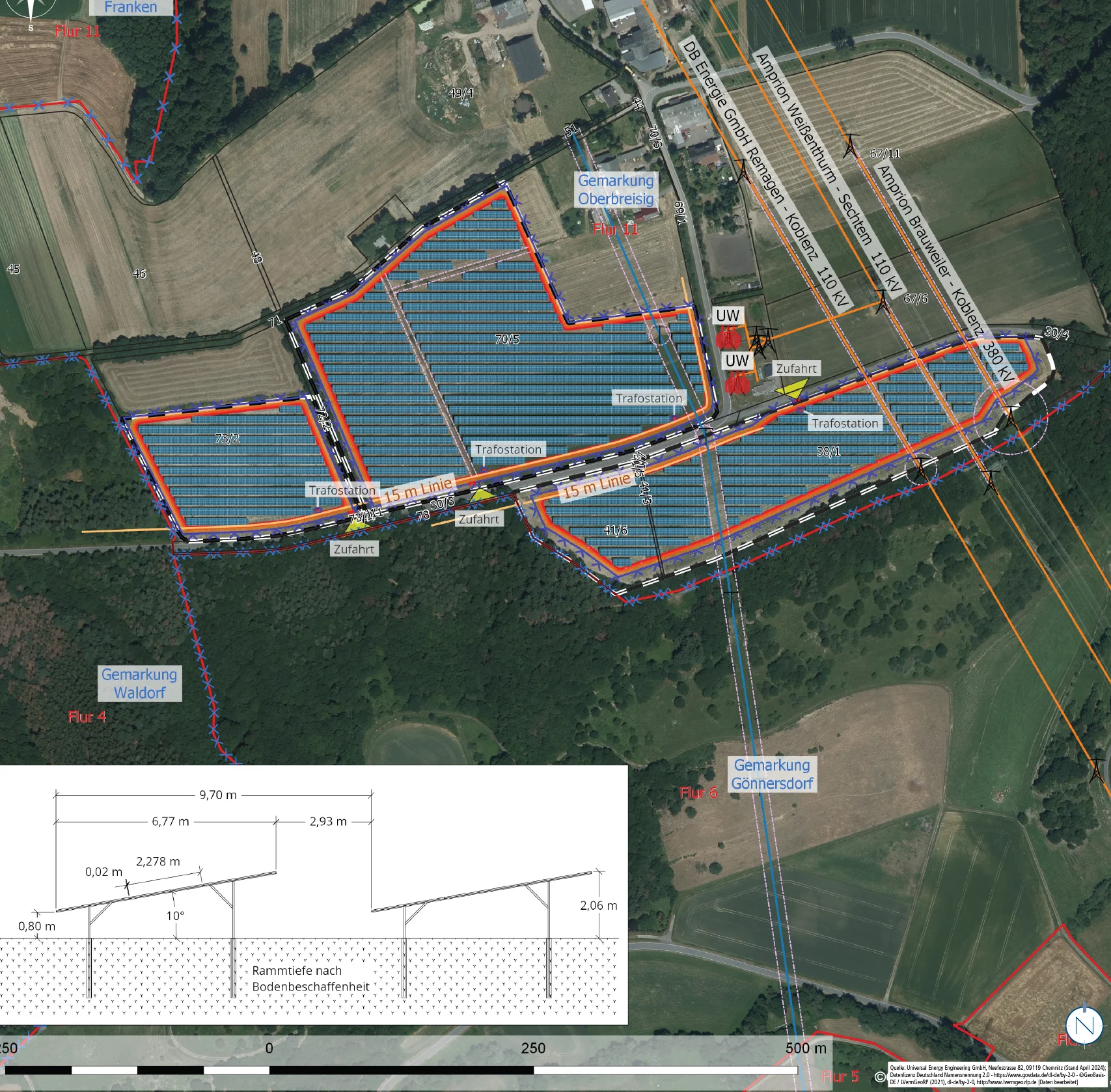 Oberbreisig Bad Breisig Erschließungsplan