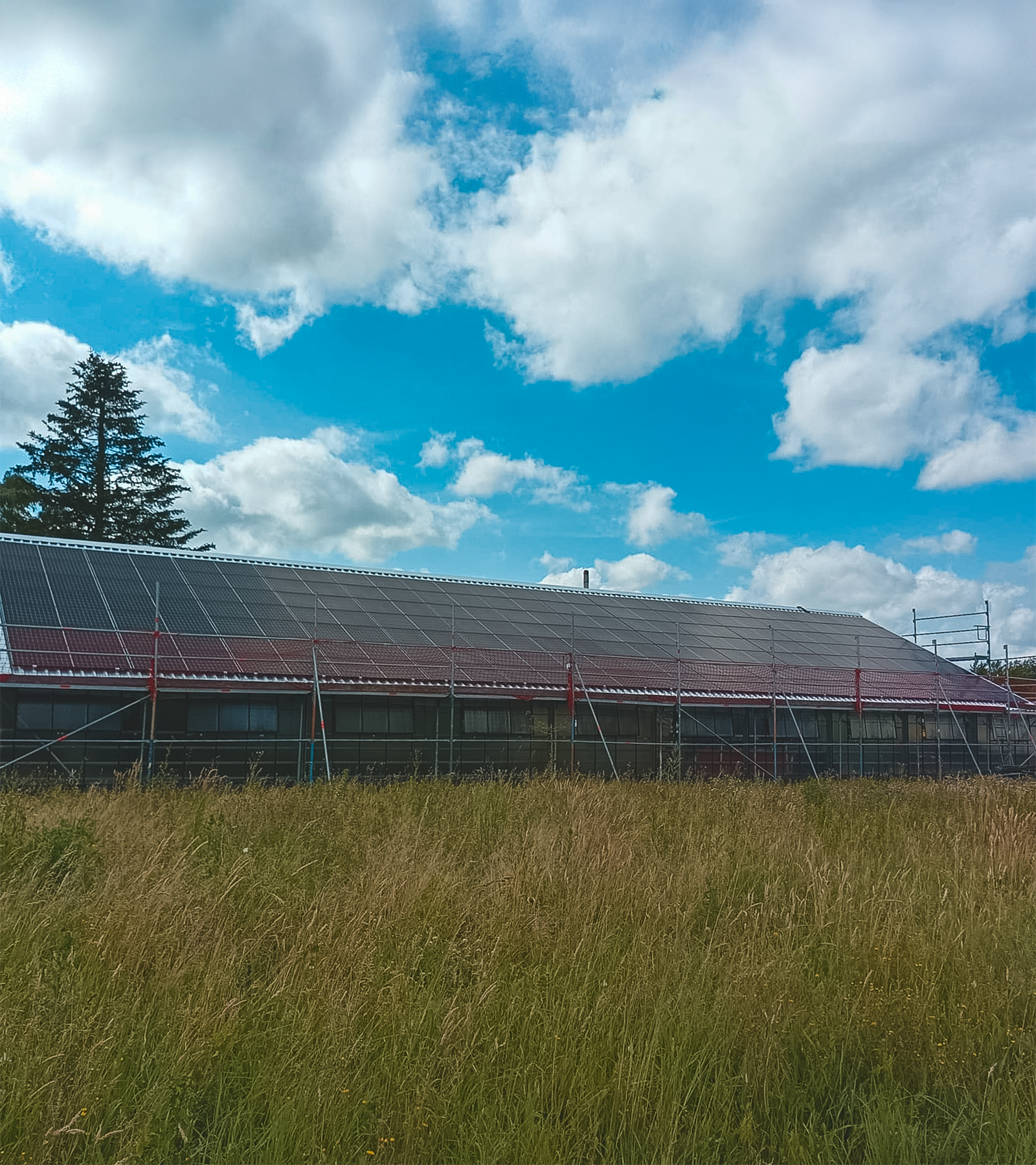 Photovoltaik Hamburg 88 kWp Gewächshausanlage Curslacker Deich