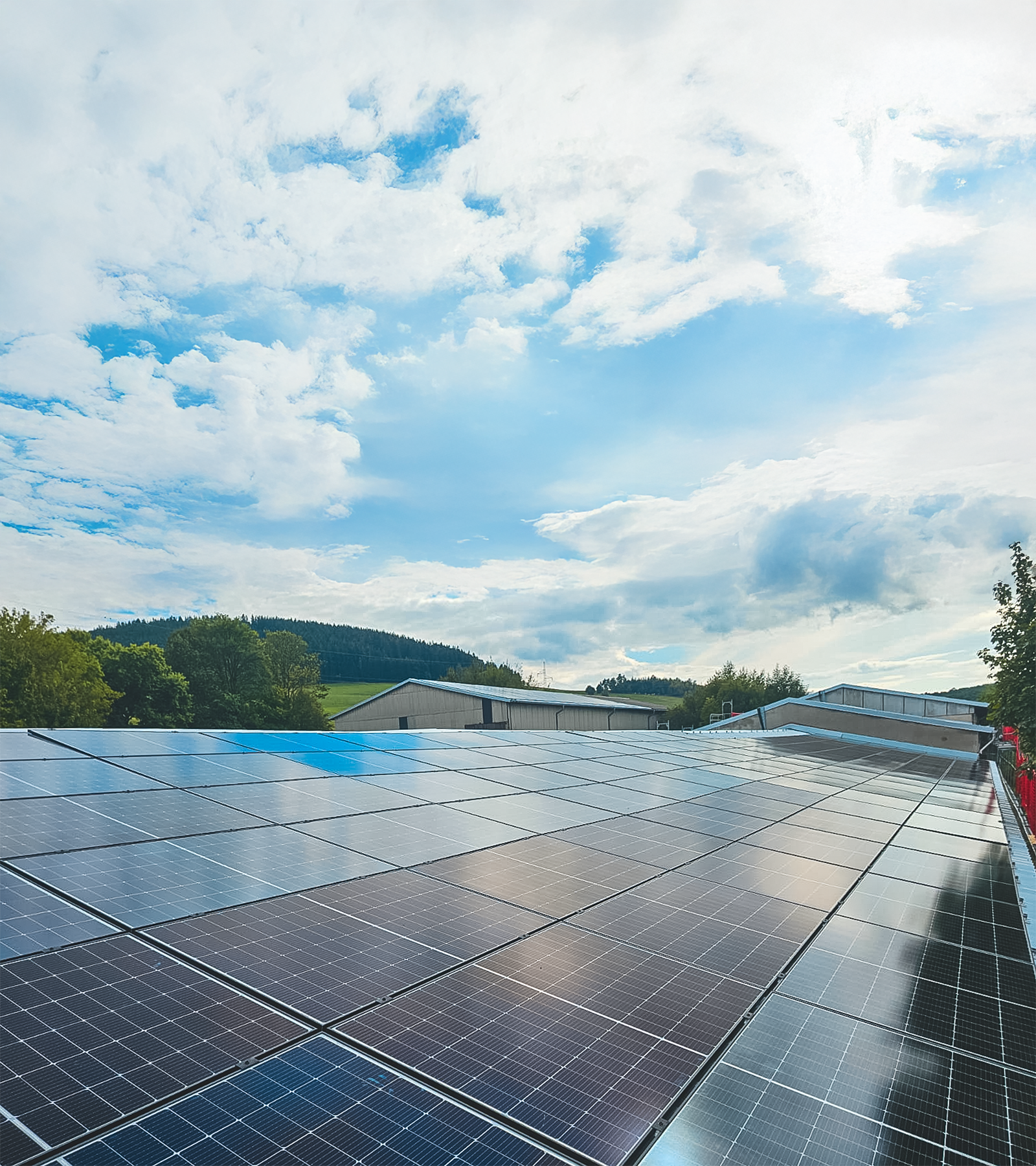 Zschorlau Sachsen 968 kWp Photovoltaik PV Dachanlage Projekte G&P Invest
