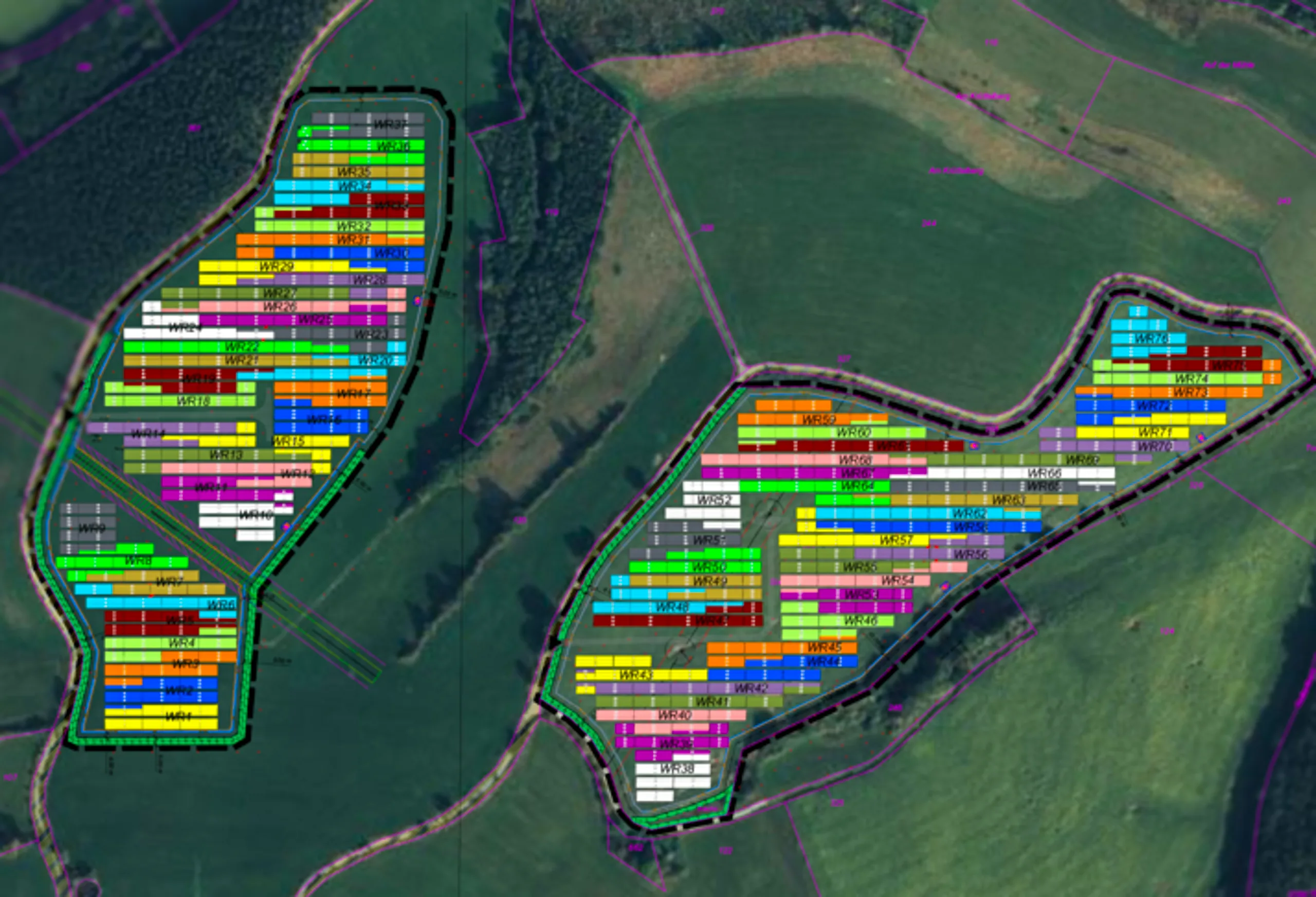 Projekt-Schild — Groetsch & Partner, Heckhuscheid betriebsschild groetsch & partner pv heckhuscheid projekt