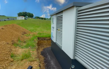 Schaltanlage und Schutztechnik im Container Üttfeld